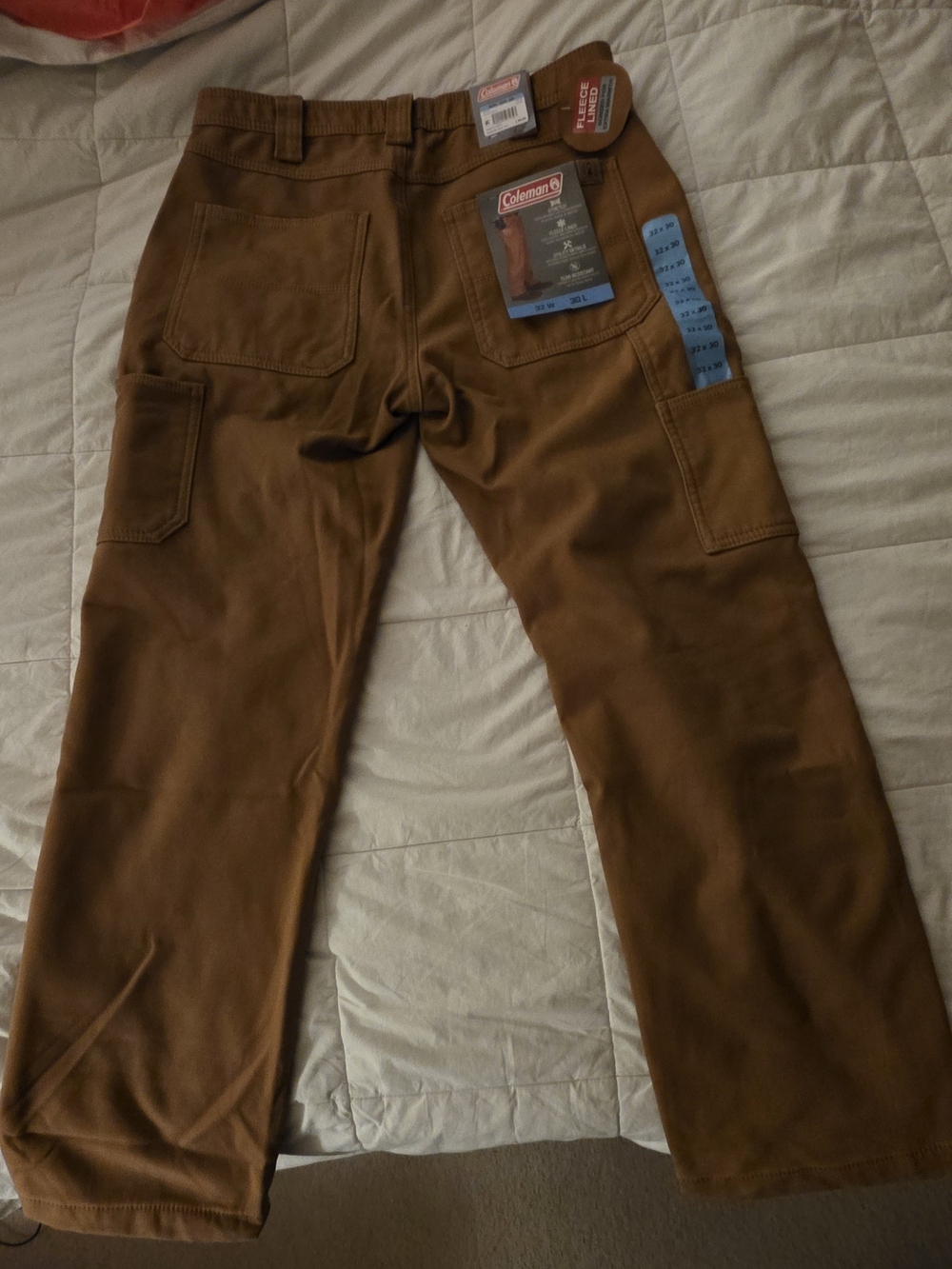 Coleman Men’s Brown Cargo Work Pants